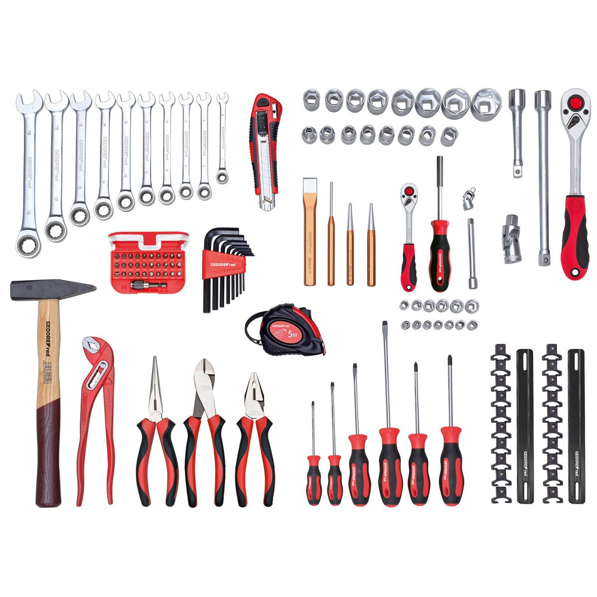 Gedore RED 3301645 Universal Tool Set ALL-IN in Tool Case 108 Piece
