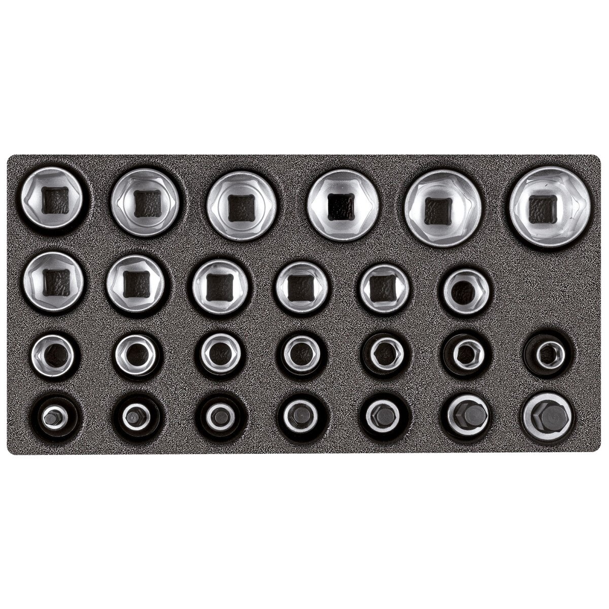 Gedore RED 3301708 1/2" Drive Socket and Hex Bit Set in Module 26 Piece