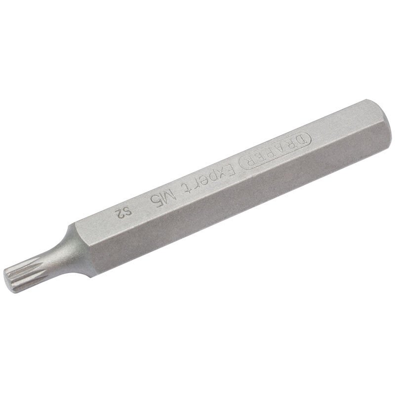 Draper 33344 YMH40/SC/B M5 x 75mm XZN 10mm Insert Bit for Mechanics Bit Sets