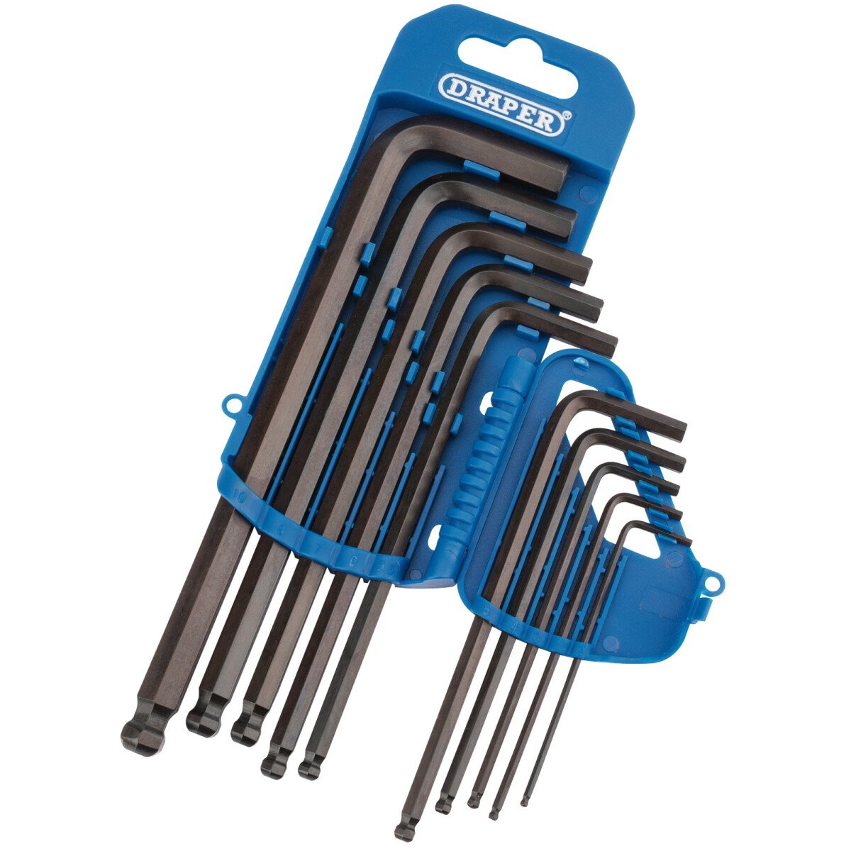 Draper 33694 TBP10M/B Metric Hex Key Set Ball End 10 Piece