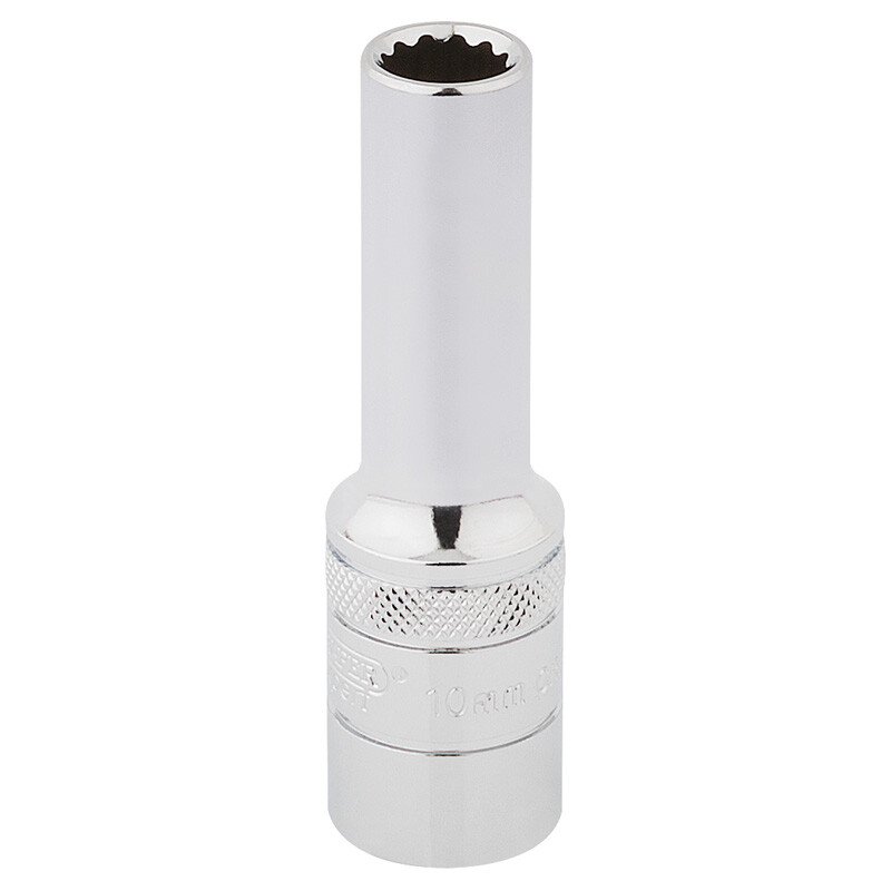 Draper 33730 HT-MM/B 1/2" Square Drive Hi Torq® 12 Point Deep Socket (10mm)