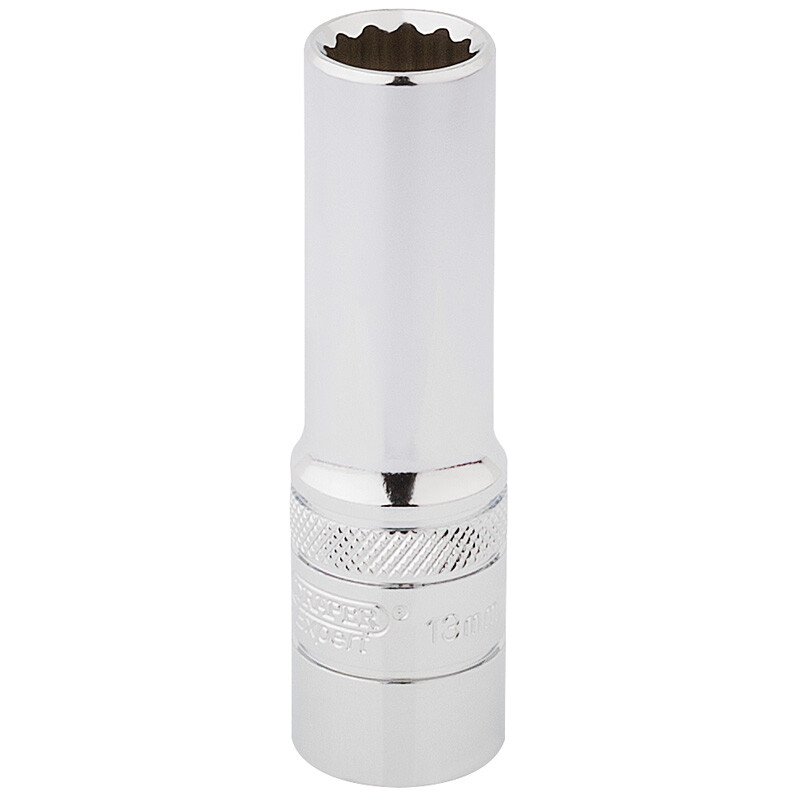 Draper 33732 HT-MM/B 1/2" Square Drive Hi Torq® 12 Point Deep Socket (13mm)