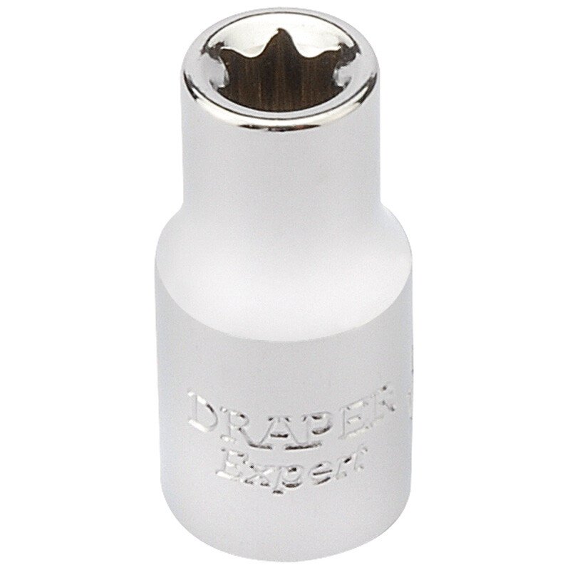 Draper 34112 TS14/B 1/4" Square Drive TX Star® Socket (E7)