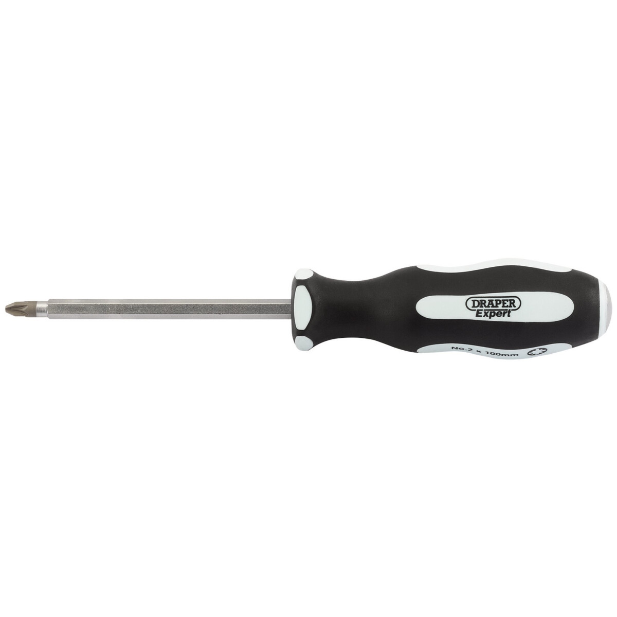 Draper 35230 996PZ/PT Expert 'Pound Thru' PZ Type No.2 x 100mm Soft Grip Screwdriver