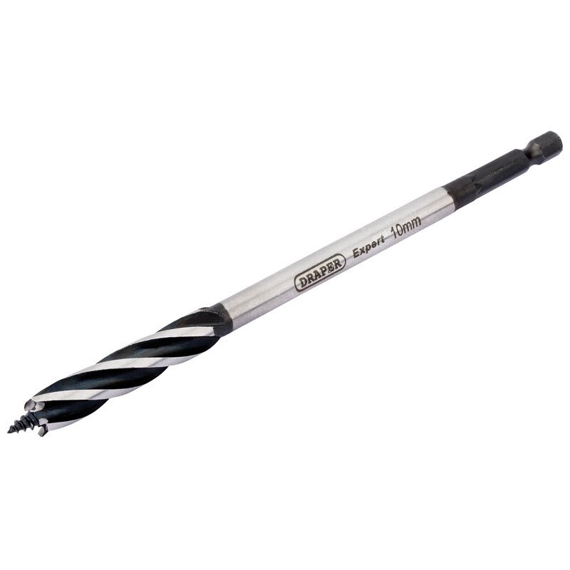 Draper 35087 AB4F Expert 4 Fluted 10 x 165mm 'Vortex' Auger Bits