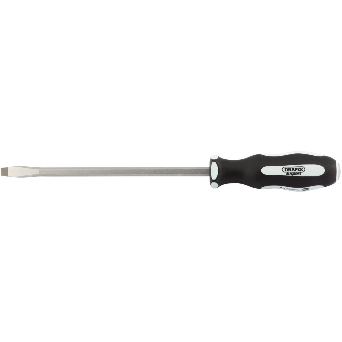 Draper 35184 996/PT Expert 'Pound Thru' Plain Slot 8 x 200mm Soft Grip Screwdriver