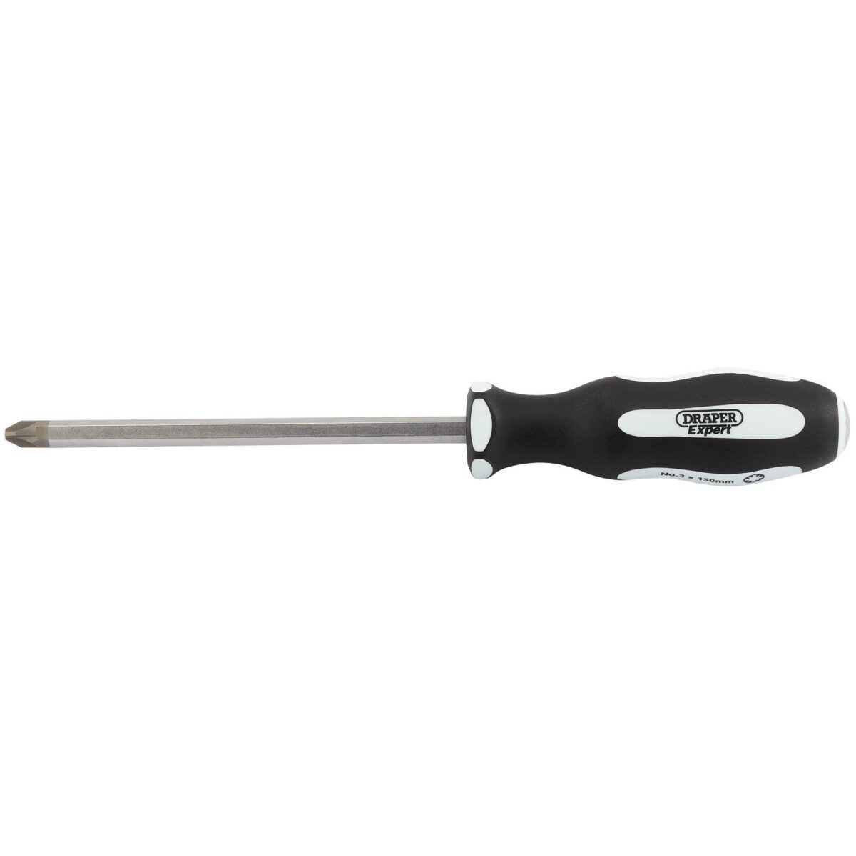 Draper 35232 996PZ/PT Expert 'Pound Thru' PZ Type No.3 x 150mm Soft Grip Screwdriver
