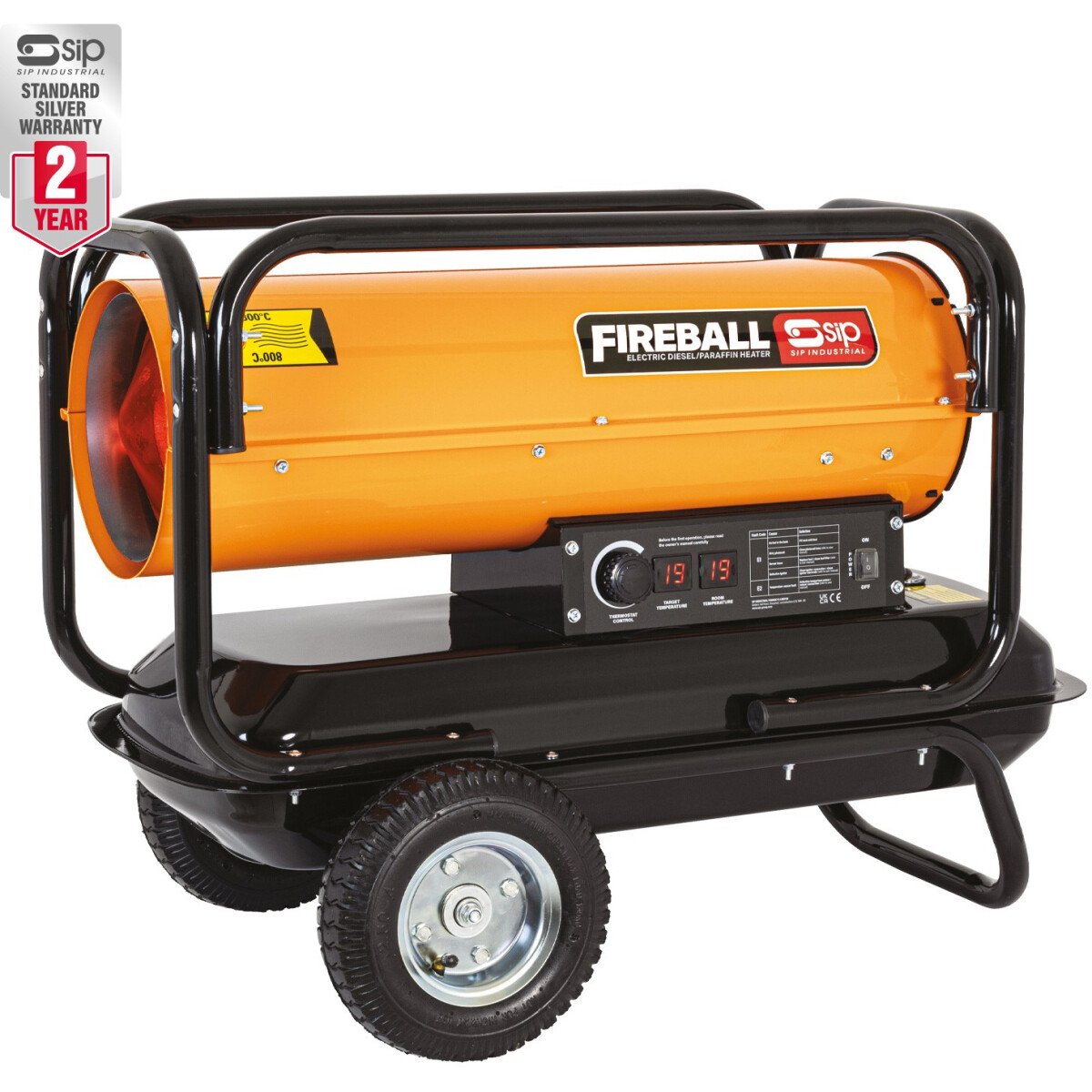 SIP 09592 FIREBALL XD75 Diesel/Paraffin Space Heater