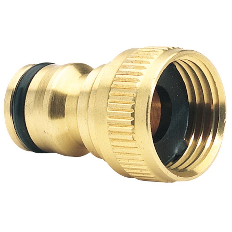 Draper 36197 GWB1/H Expert Brass 1/2" BSP Garden Hose Tap Connector