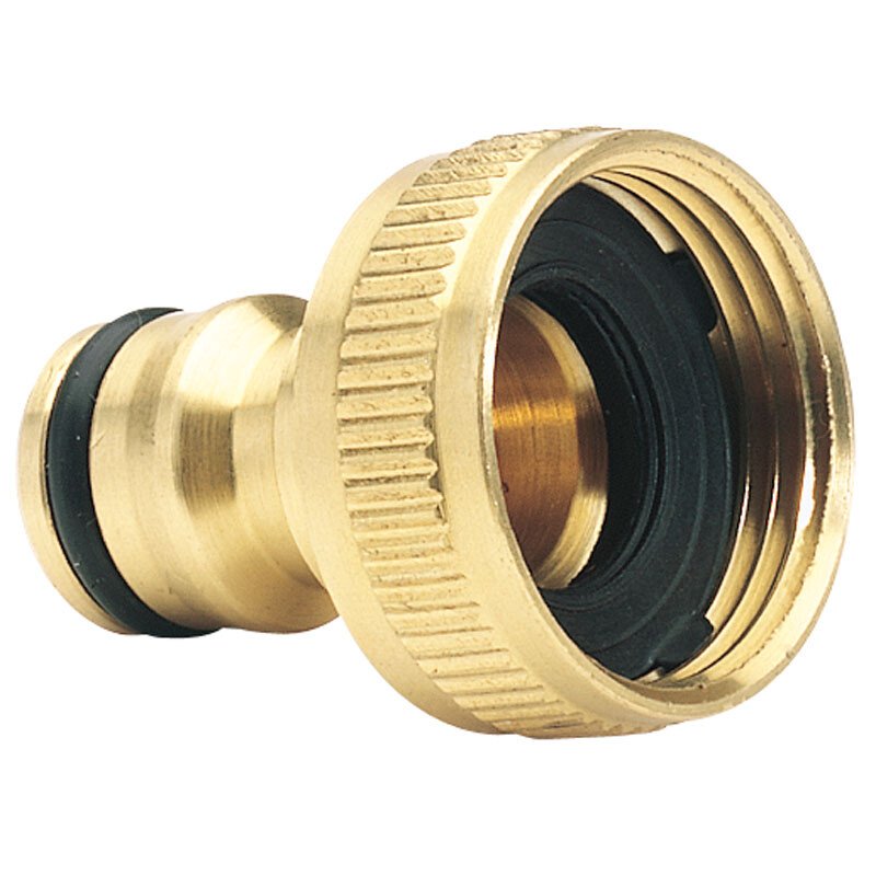 Draper 36198 GWB1A/H Expert Brass 3/4" BSP Garden Hose Tap Connector