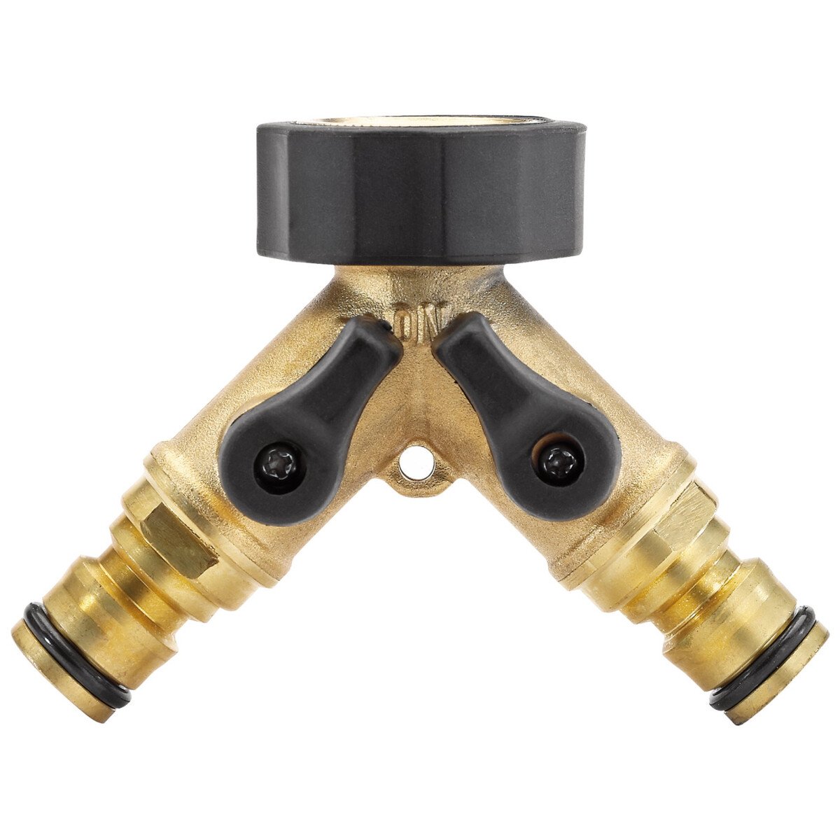Draper 36228 GW44/H Expert Brass 3/4" BSP Double Tap Connector with Flow Control