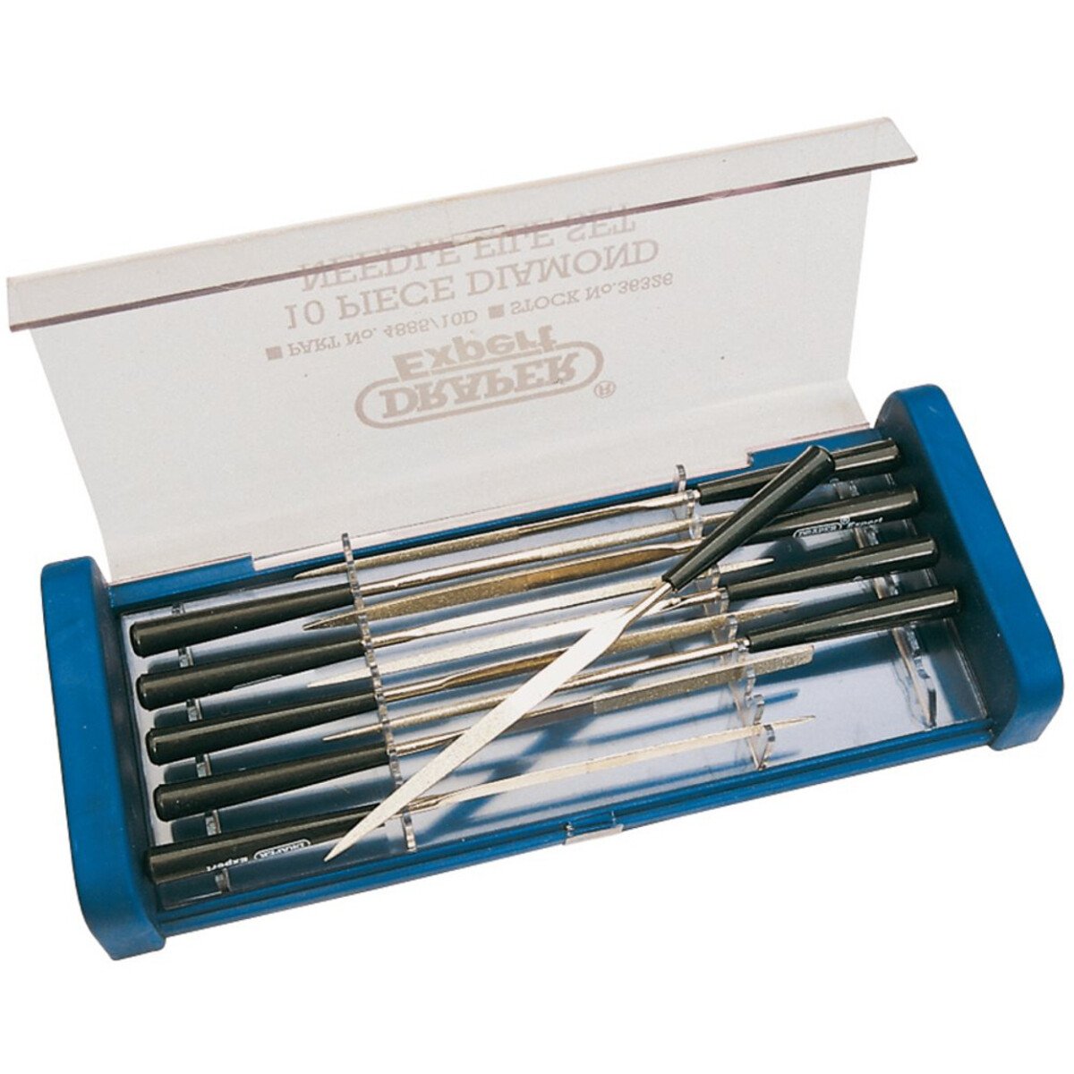 Draper 36326 4885/10D Expert 10 Piece 140mm Diamond Needle File Set