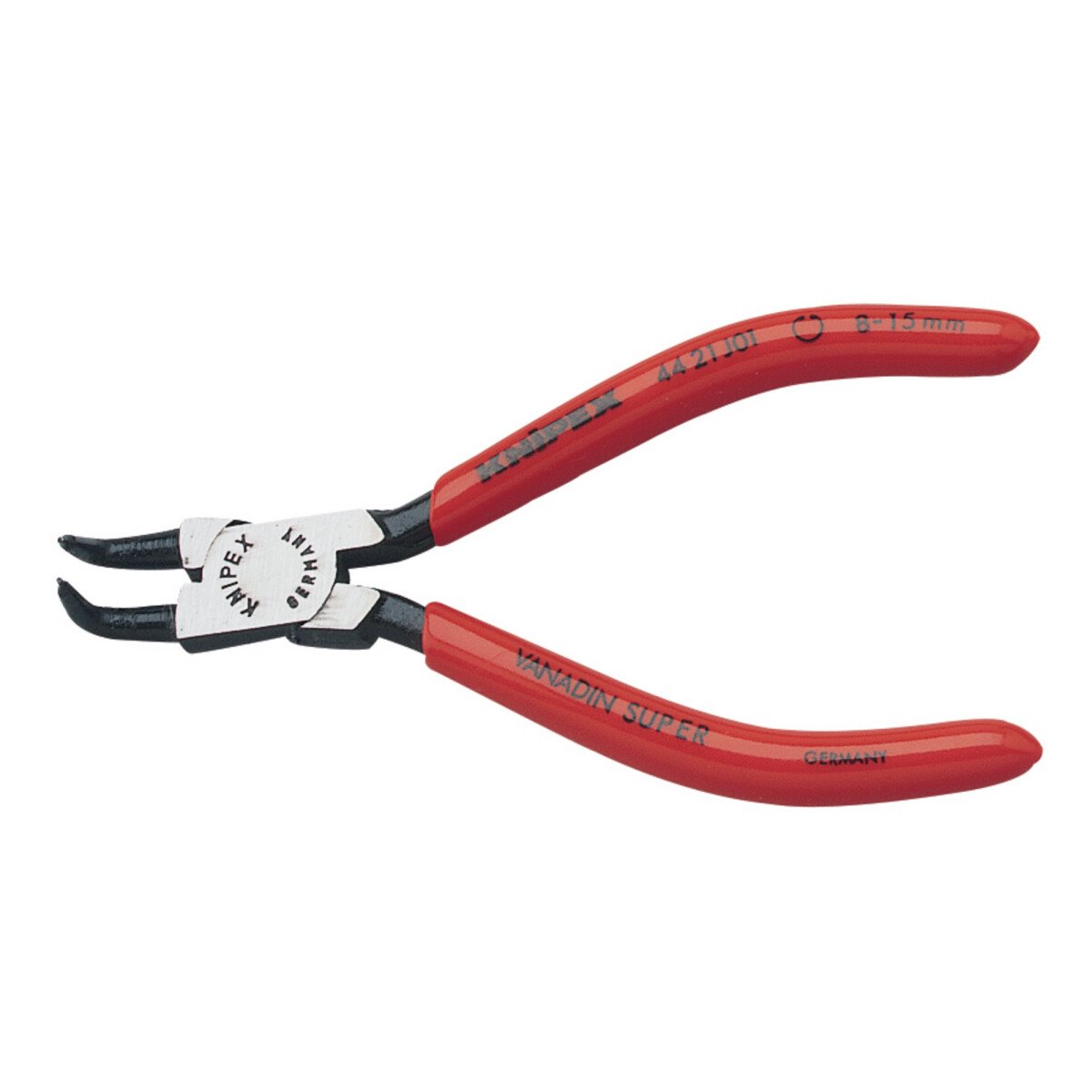 Knipex 44 21 J01 8mm-13mm J01 90° Bent Internal Circlip Pliers 36898