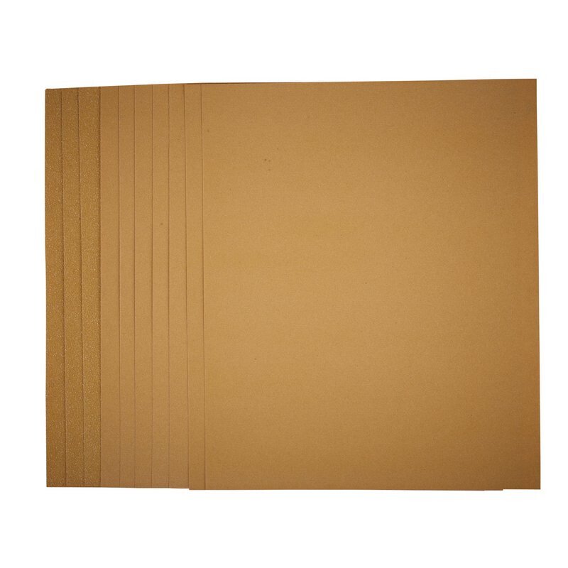 Draper 37781 HSSG General Purpose Sanding Sheets, 230 X 280mm, Assorted Grit (Pack Of 10)