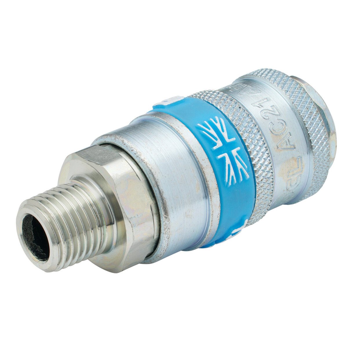 Draper 37833 A21CM02 BULK 1/4" Male Thread PCL Tapered Airflow Coupling (Sold Loose)