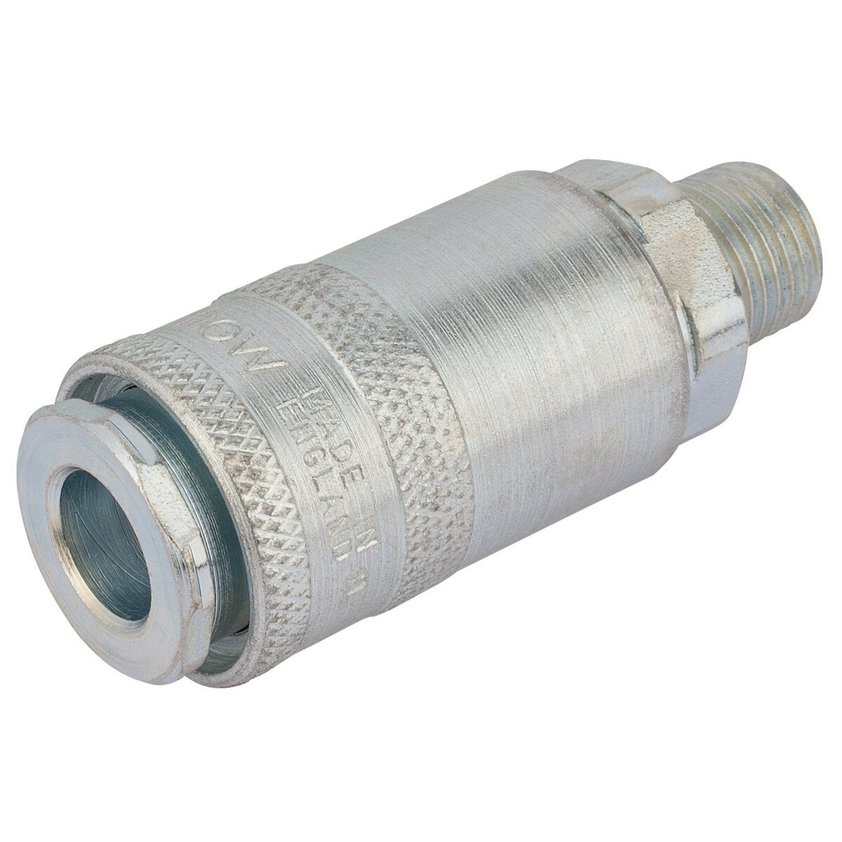 Draper 37834 A21CM02 PACKED 1/4" Male Thread PCL Tapered Airflow Coupling