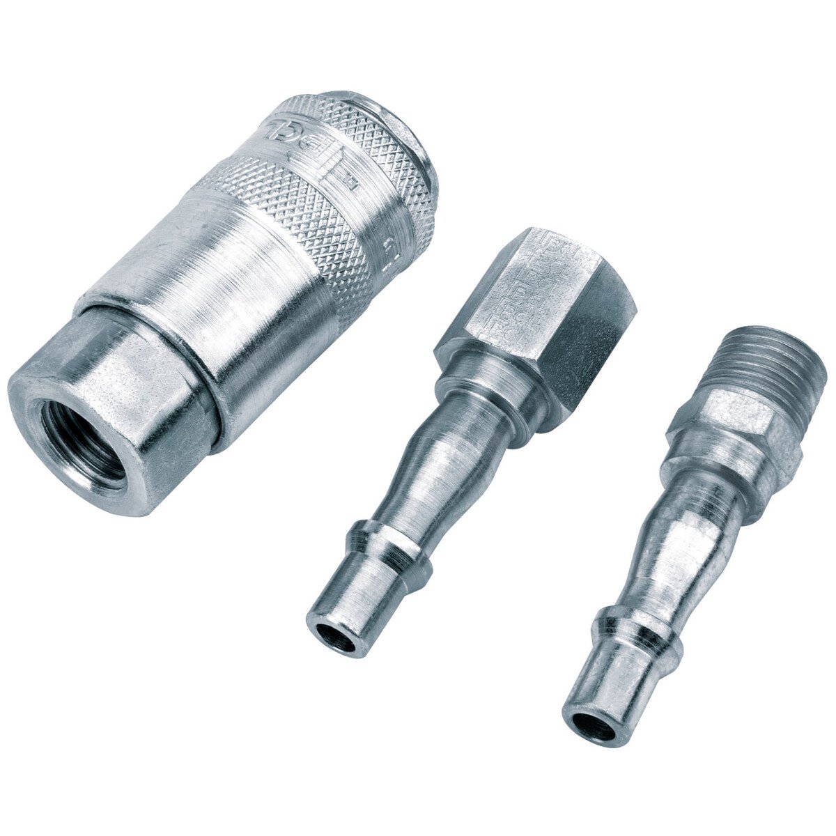 Draper 37844 ACK2 (3.8) 3 Piece Air Line Coupling Set 1/4 BSP