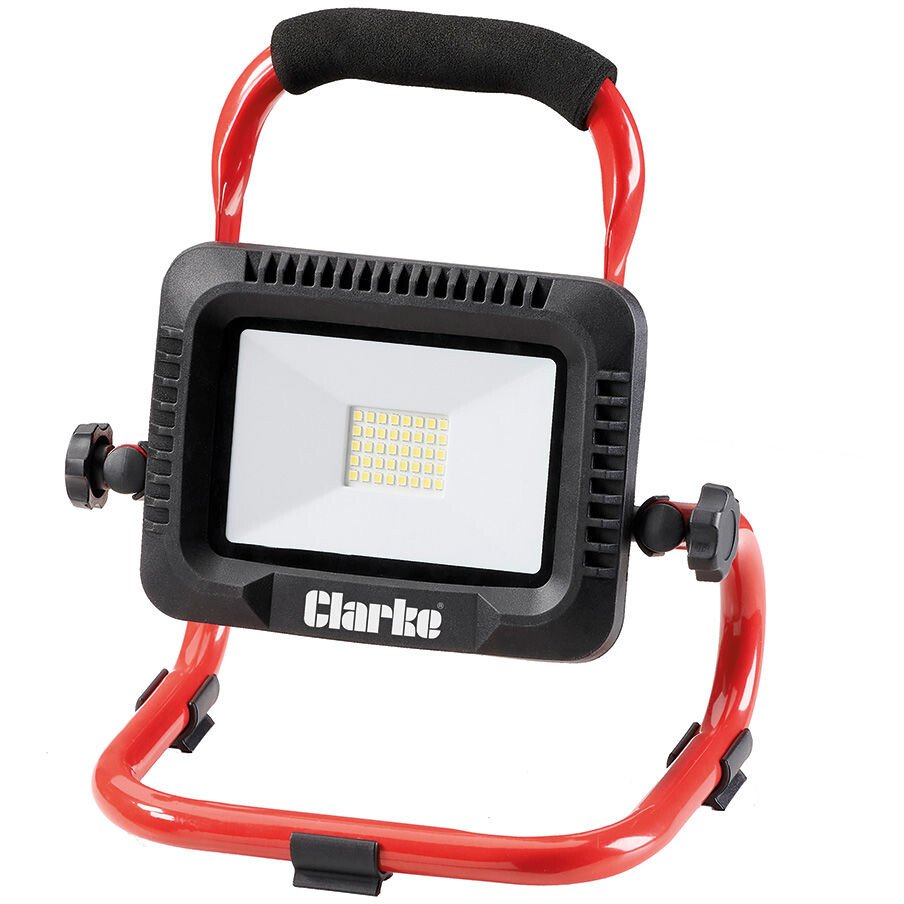 Clarke 4003644 SMD2000R 20W Rechargeable Foldable Work Light (2000lm)