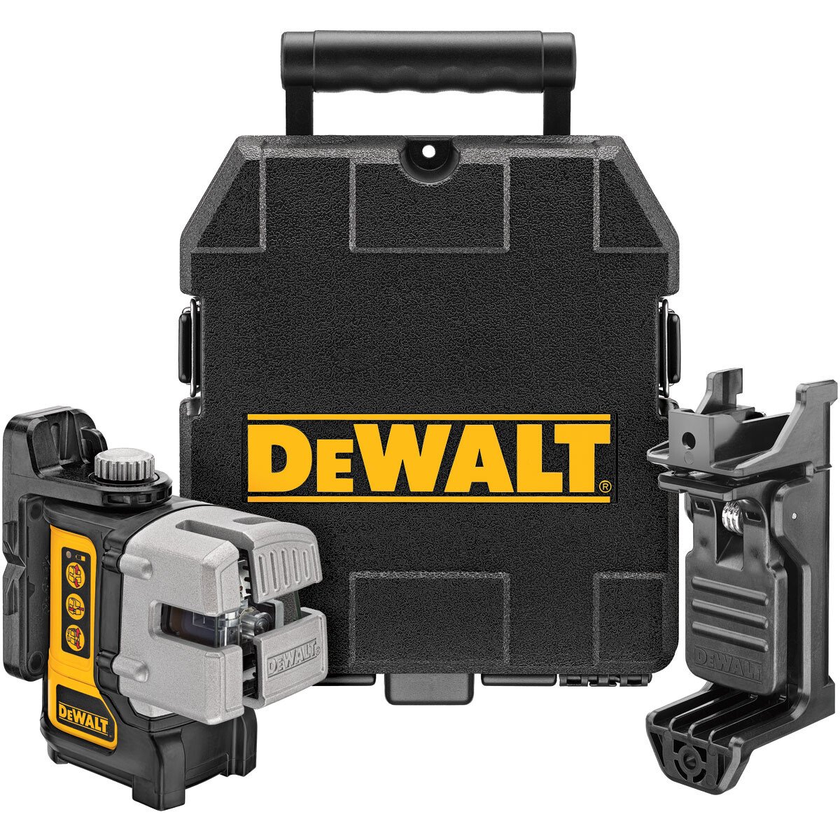 DeWalt DW089K-XJ 3 Way Self Levelling Multi Line Laser Level In Kitbox