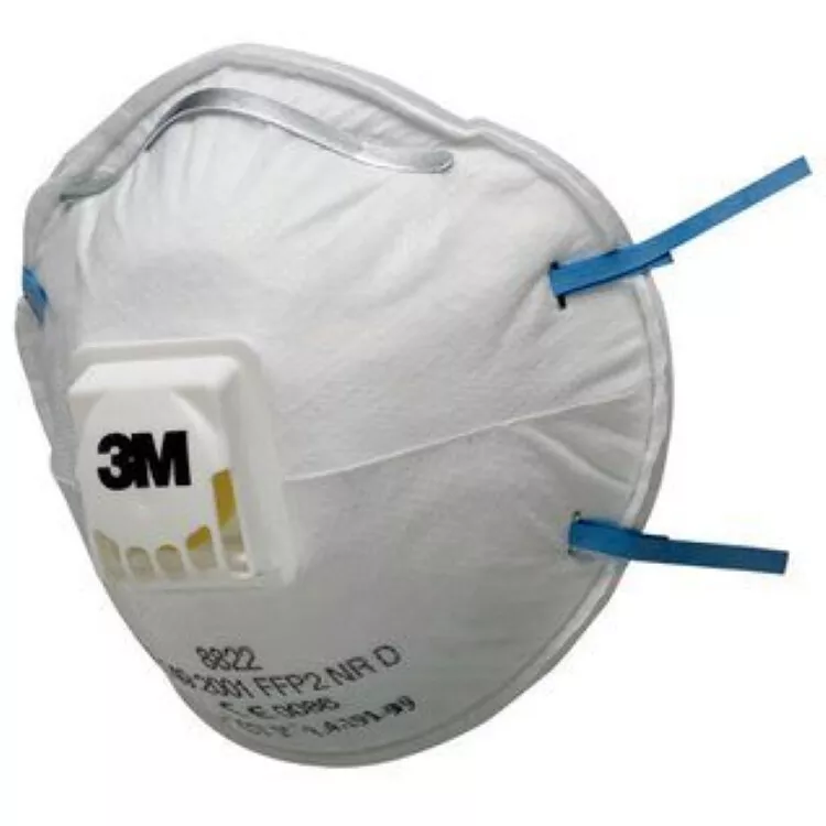 3M 8822 Valved Dust/Mist Respirator (box 10)  FFP2