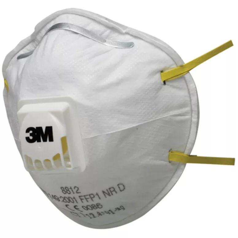 3M 8812 Valved Dust Respirator (box 10) 8812 FFP1