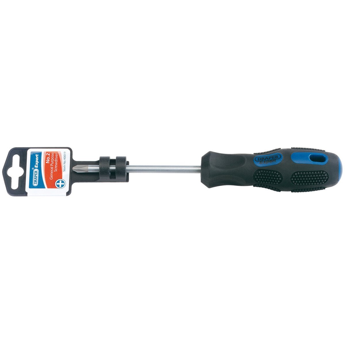 Draper 40019 970CS Expert No.2 x 100mm Cross Slot Screwdriver (Display Packed)