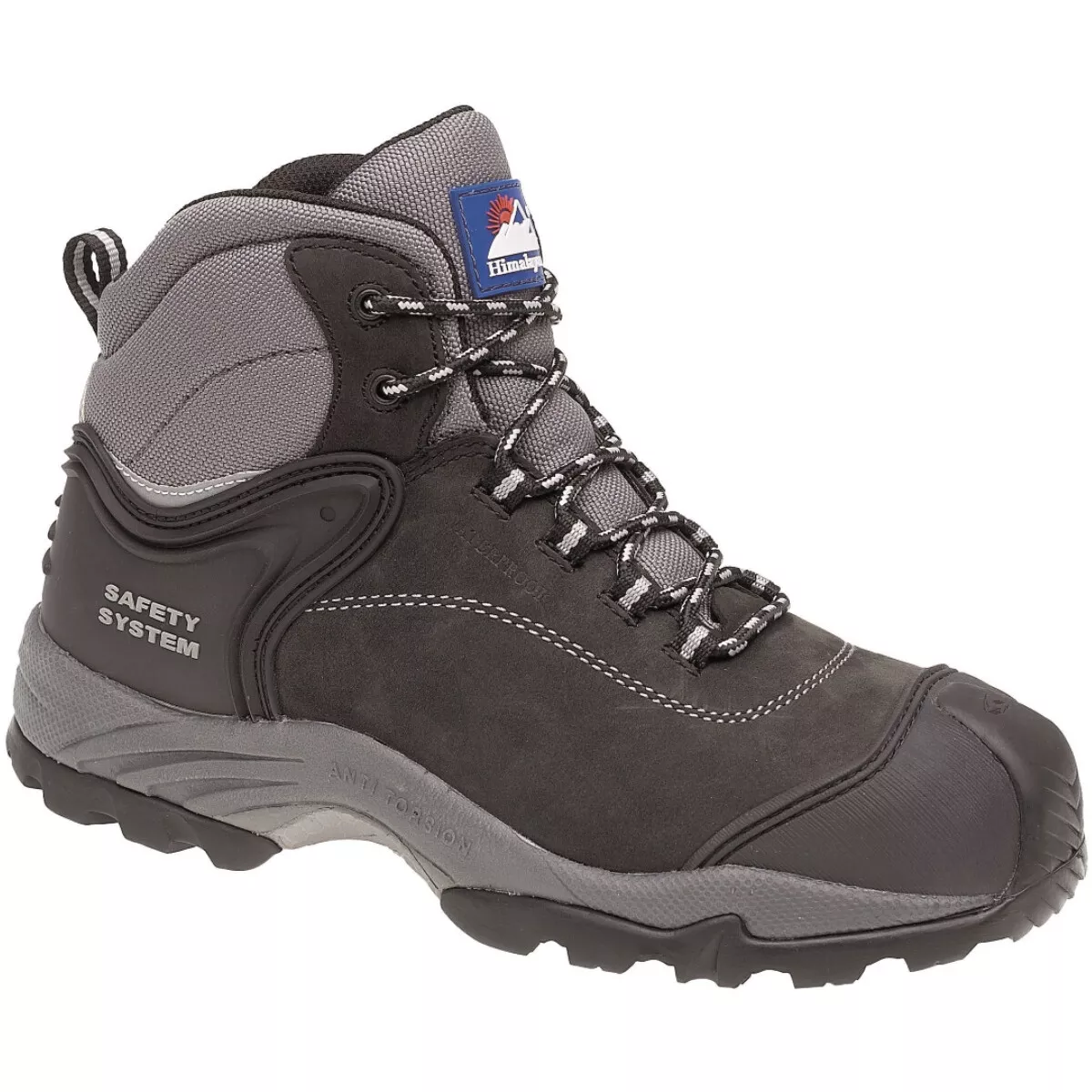 Himalayan 4103 Black Nubuck Leather S3 SRC Metal Free Safety Boot