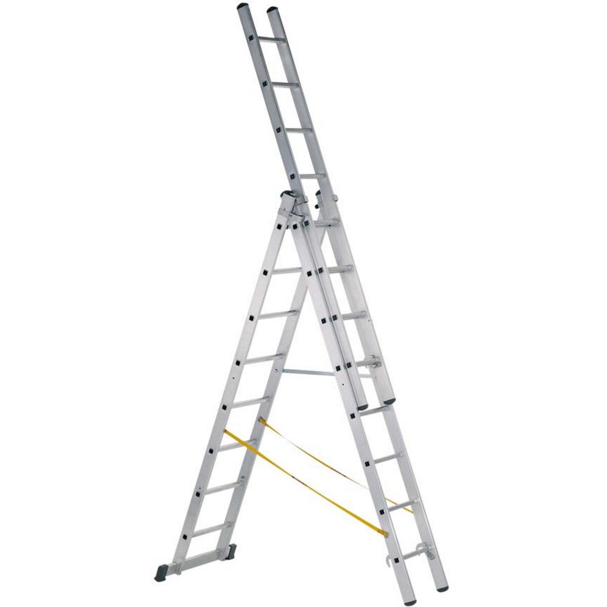 Zarges 41544 Z500 Trade 3-Part Skymaster™ Combination Ladder 3 x 14 Rungs EN131 with 150kg Rating