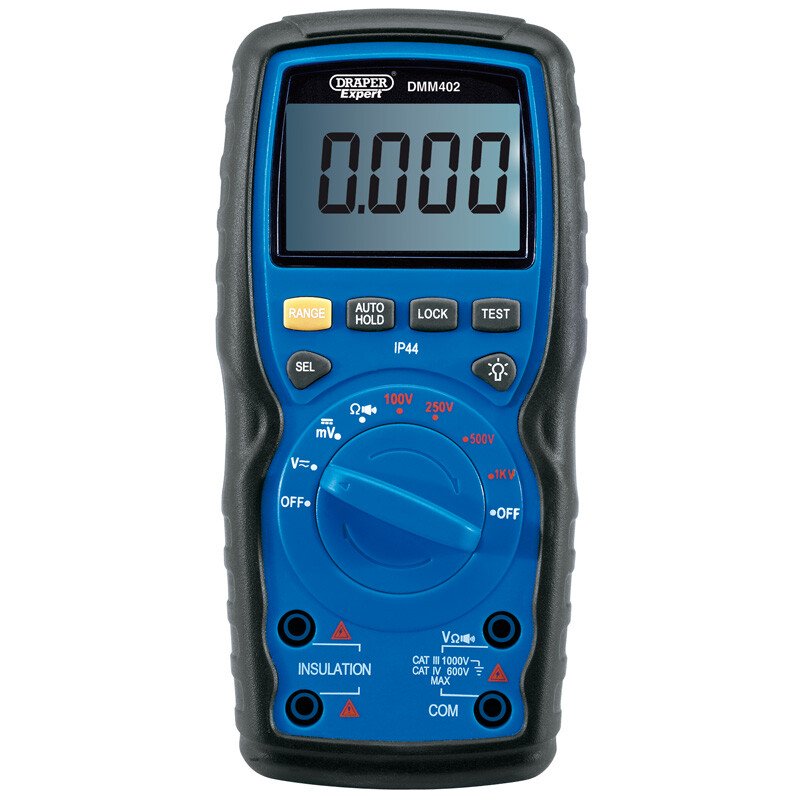 Draper 41834 DMM402 Insulation Resistance Meter