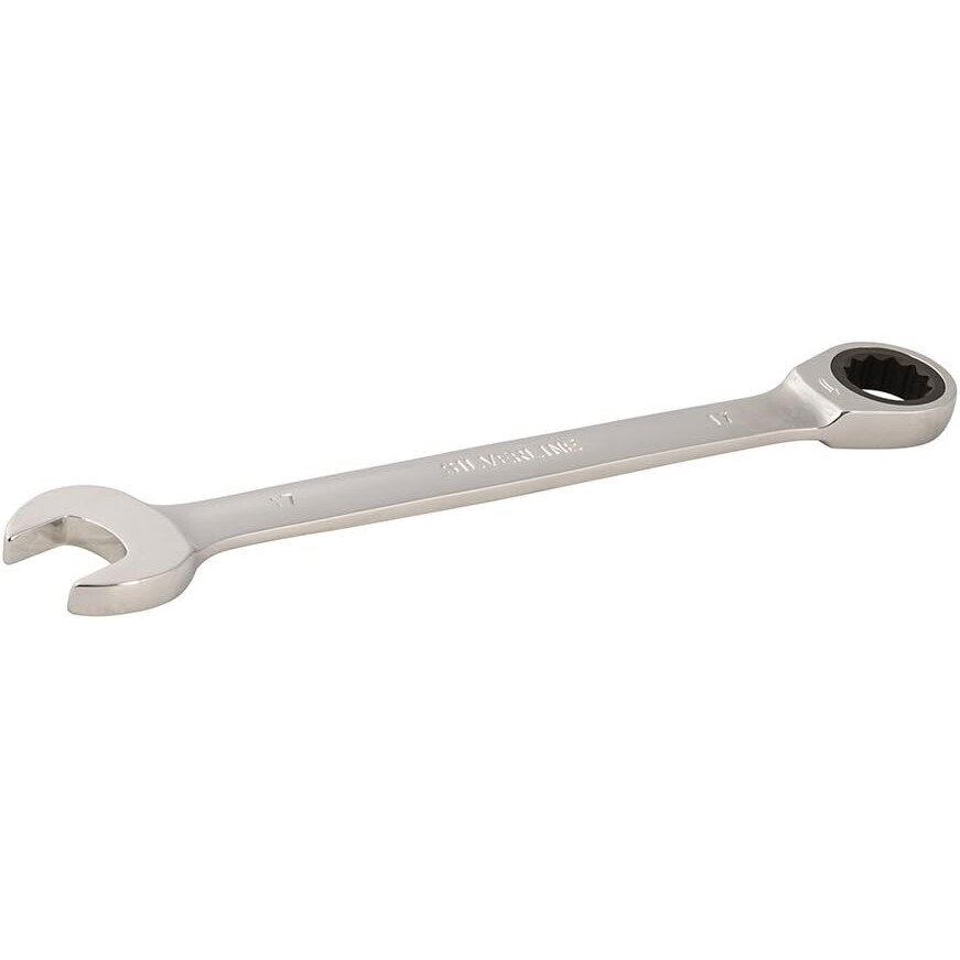 Silverline 783122 Fixed Head Ratchet Spanner 17 mm