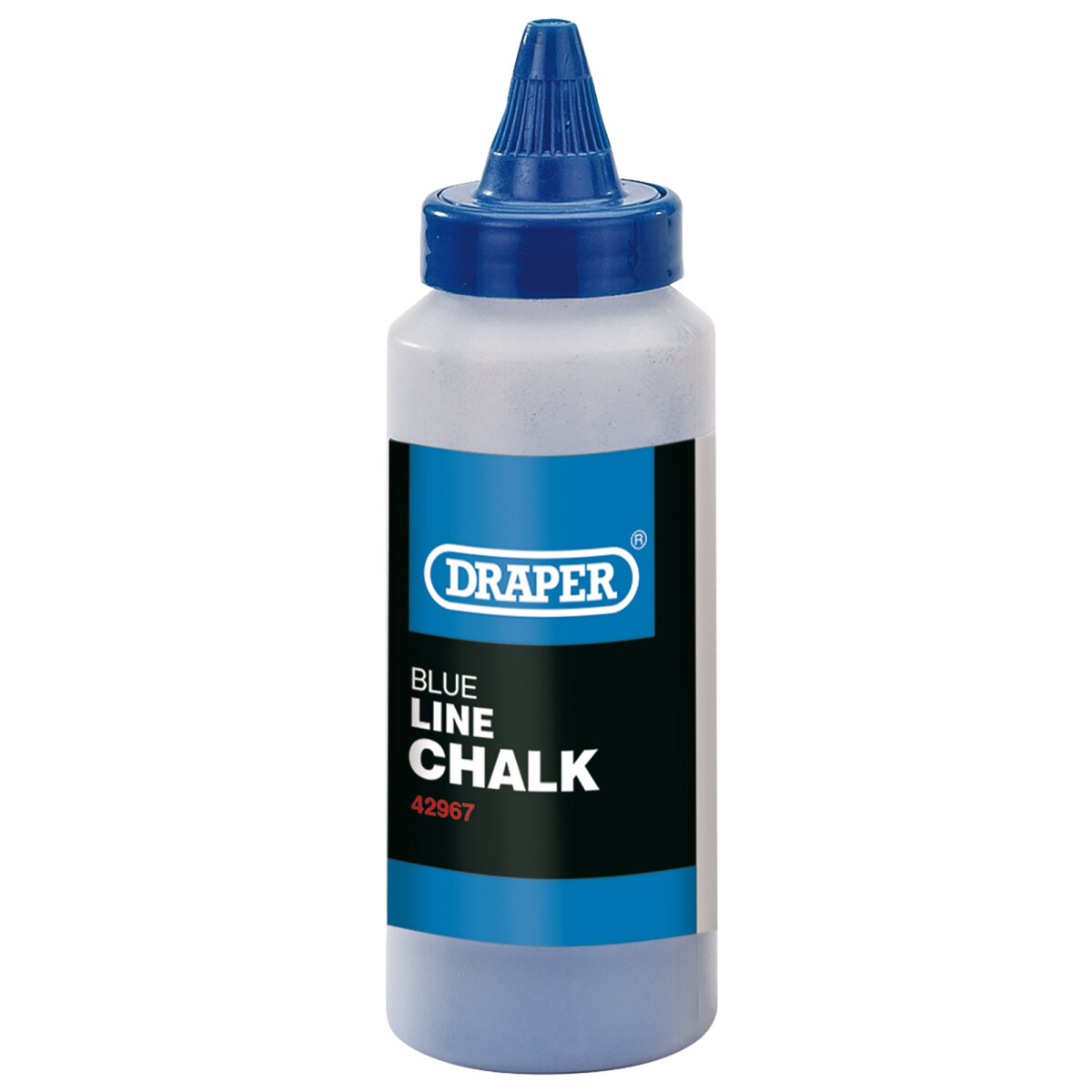 Draper 42967 LCB/H 115g Plastic Bottle of Blue Chalk for Chalk Line