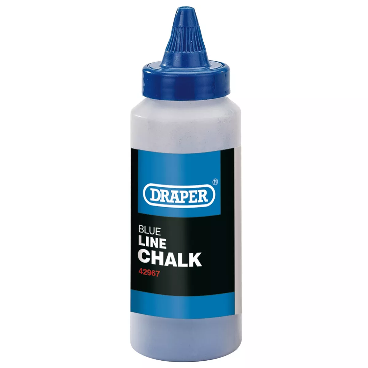 Draper 42967 LCB/H 115g Plastic Bottle of Blue Chalk for Chalk Line