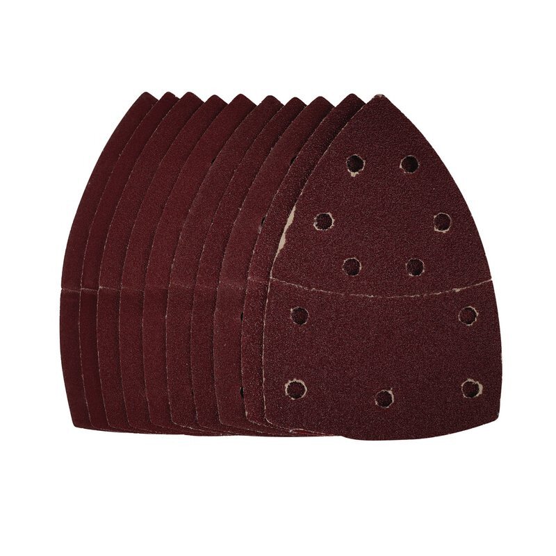 Draper 44334 SSD5 Multi Sanding Sheets With Hook And Loop, 102 X 62mm, 93mm, Assorted Grit (Pack Of 10)