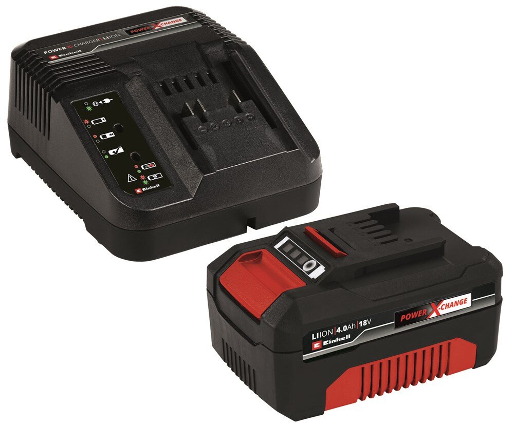 Einhell 18V PXC Starter Kit 18V Power X-Change With1 x 4.0Ah Battery And Charger Kit