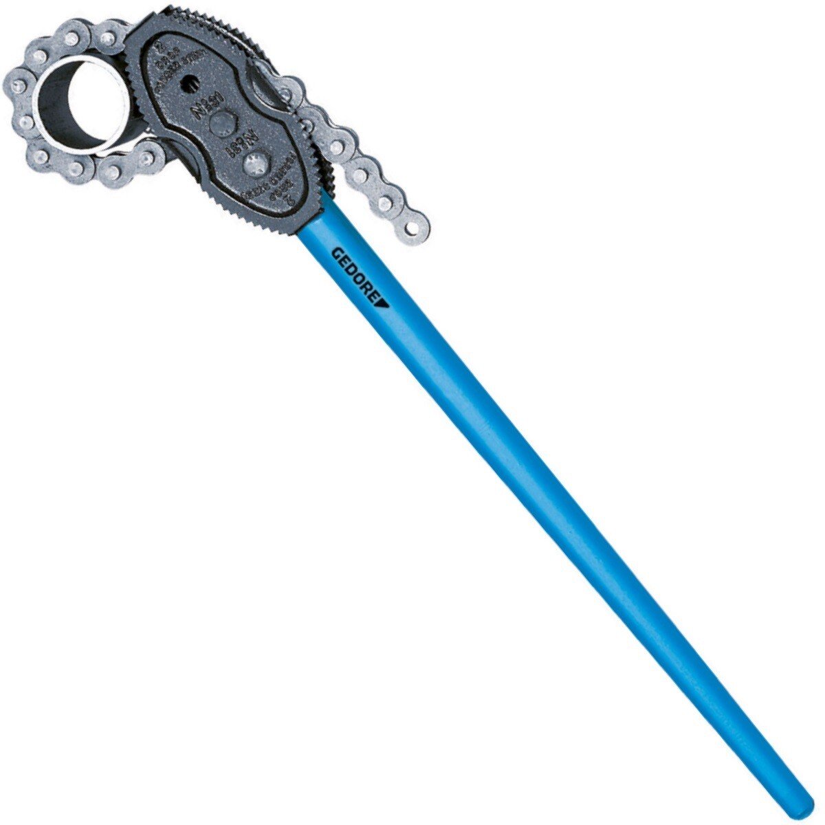 Gedore 4548340 Chain Pipe Wrench American Pattern 1.1/2-8 in 122008