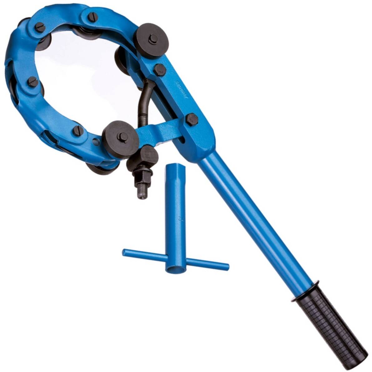 Chain link top pipe cutter