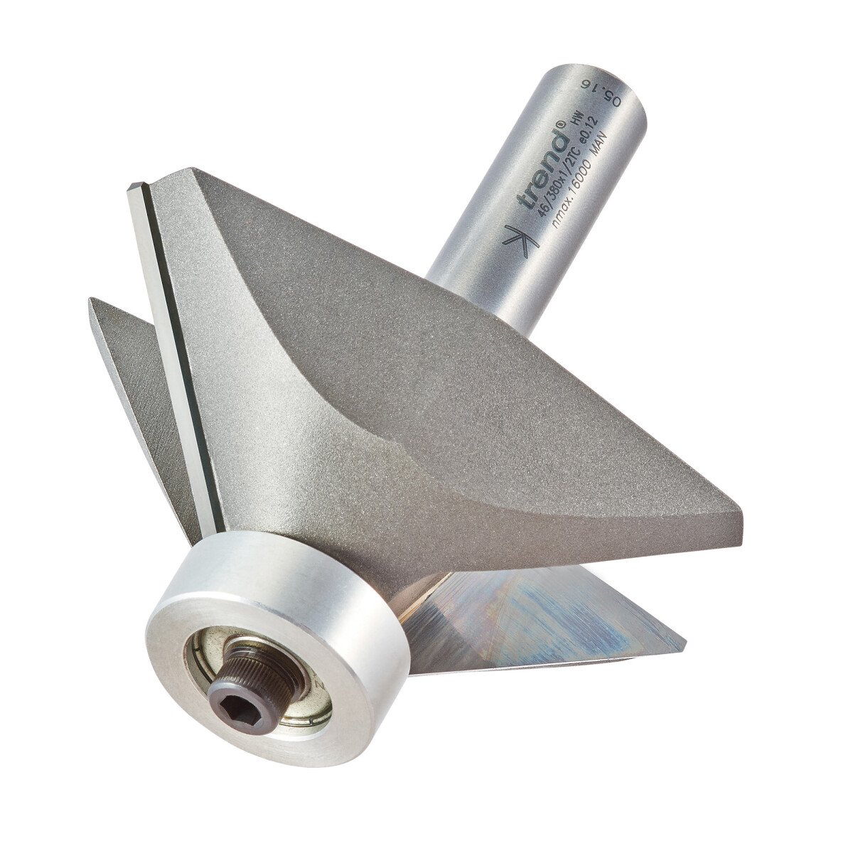 Trend 46/380X1/2TC Bearing guided chamfer cutter 45 degrees