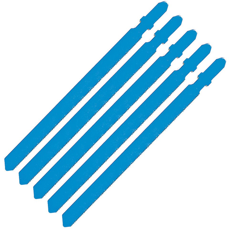 Clarke 6462195 5Pcs 6 TPI Fast Cut Jigsaw Blades for Wood
