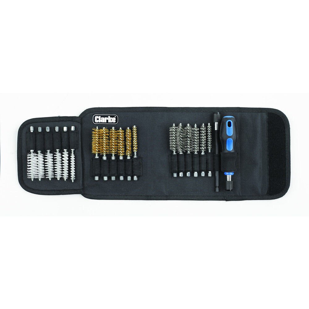 Clarke 1801741 CHT741 20 Piece Wire Brush Set