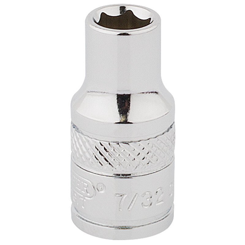 Draper 48371 B-AF 1/4" Square Drive Hi Torq® 12 Point Socket (7/32")