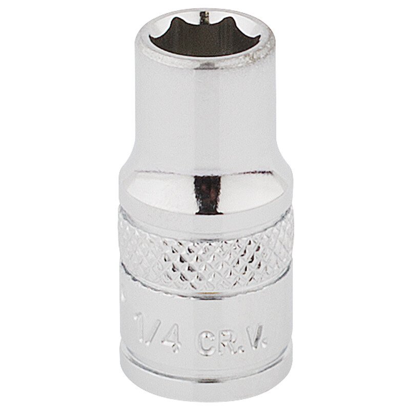 Draper 48444 B-AF 1/4" Square Drive Hi Torq® 12 Point Socket (1/4")