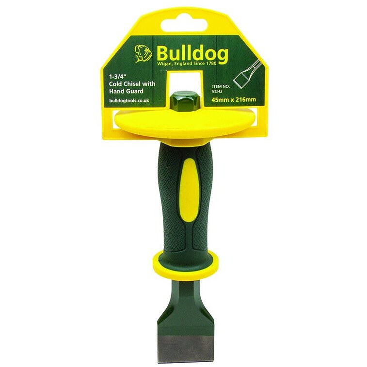 Bulldog BCH2 45mm Cold Chisel with finger Guard