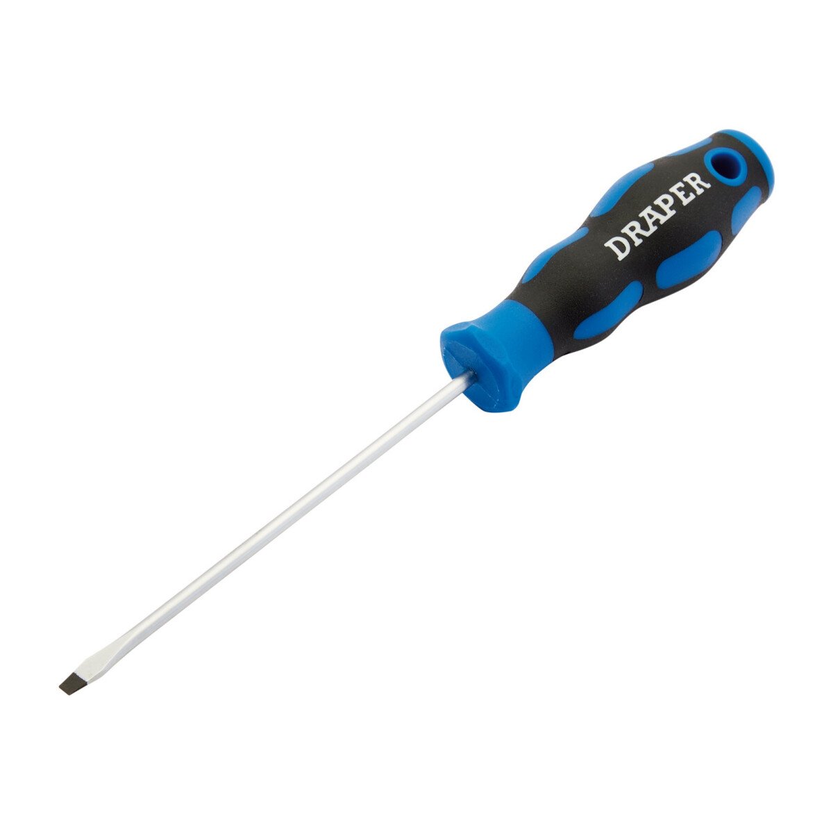 Draper 48920 865 3.2 x 100mm Soft Grip Plain Slot Screwdriver
