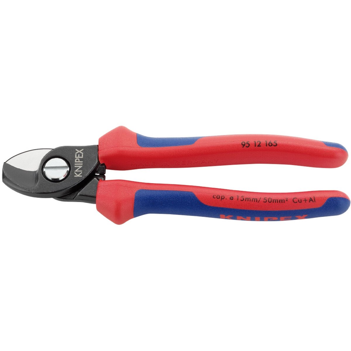 Knipex 95 12 165 SB 165mm Copper or Aluminium Only Cable Shear 49174