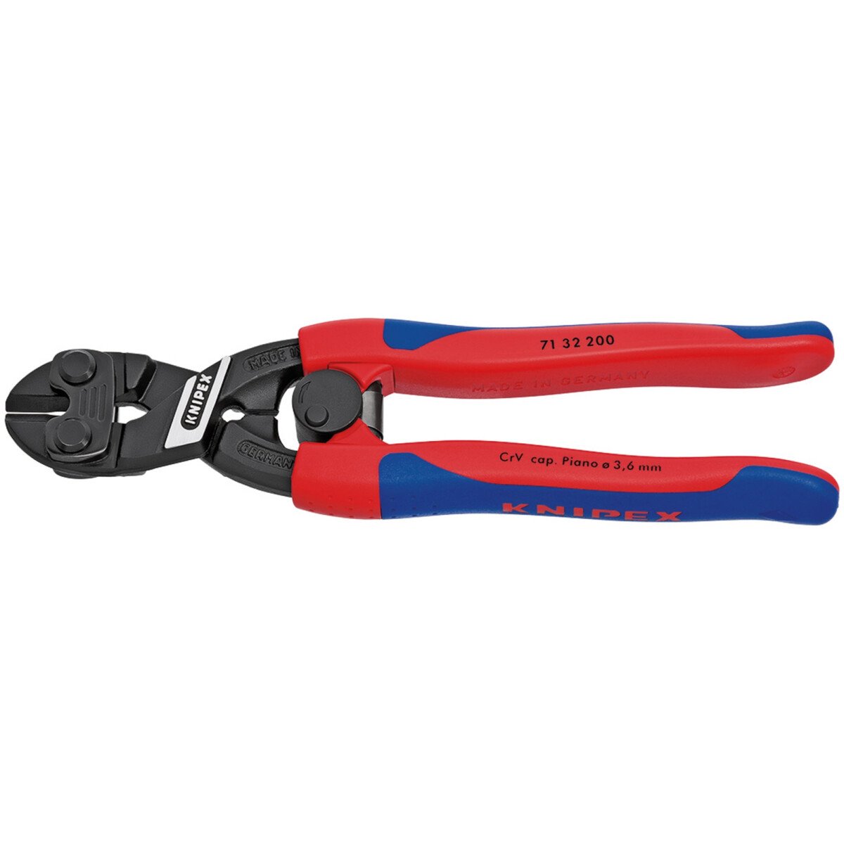 Knipex 71 32 200SB 200mm Cobolt® Compact Bolt Cutters with Sprung Handle 49197