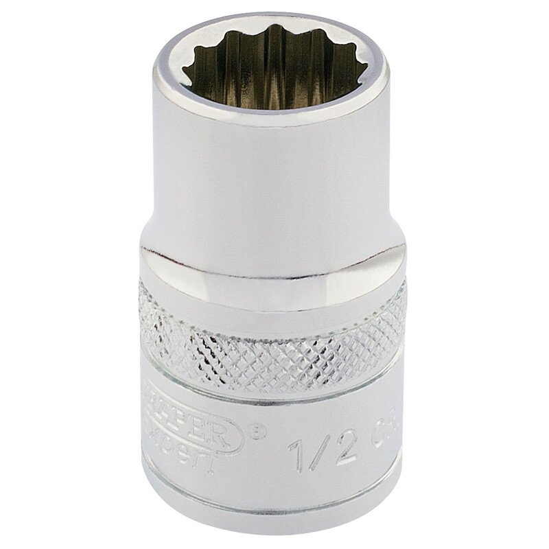 Draper 49387 D-AF 3/8" Square Drive Hi Torq® 12 Point Socket (1/2")