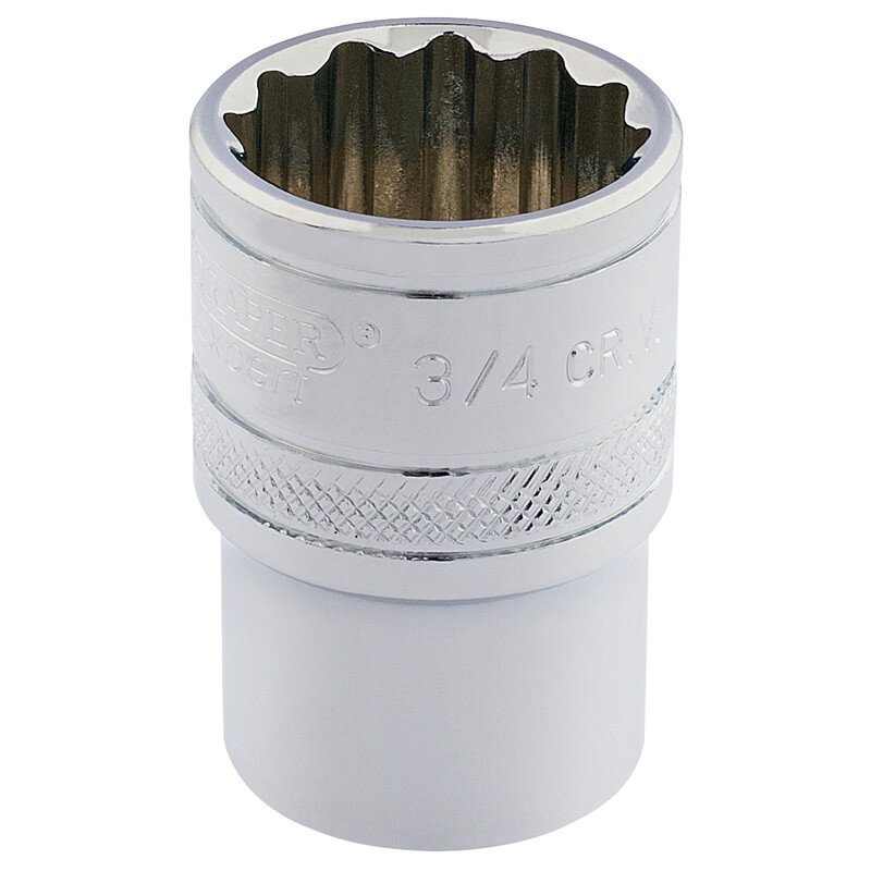 Draper 49481 D-AF 3/8" Square Drive Hi Torq® 12 Point Socket (3/4")