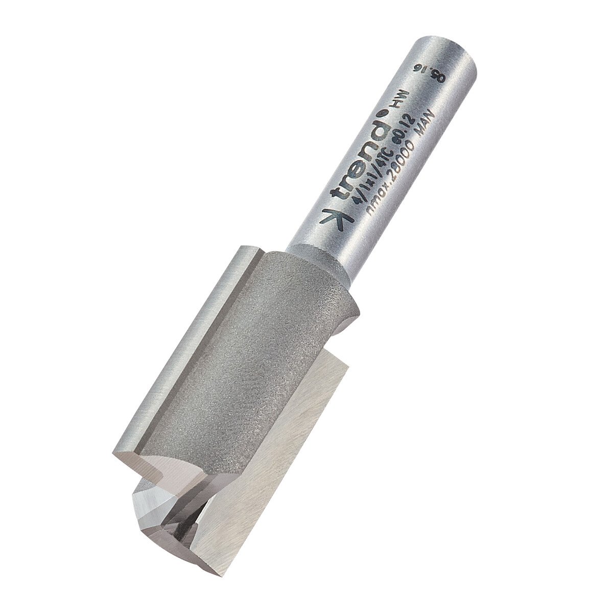 Trend 4/1X1/4TC Two flute cutter 15mm diameter