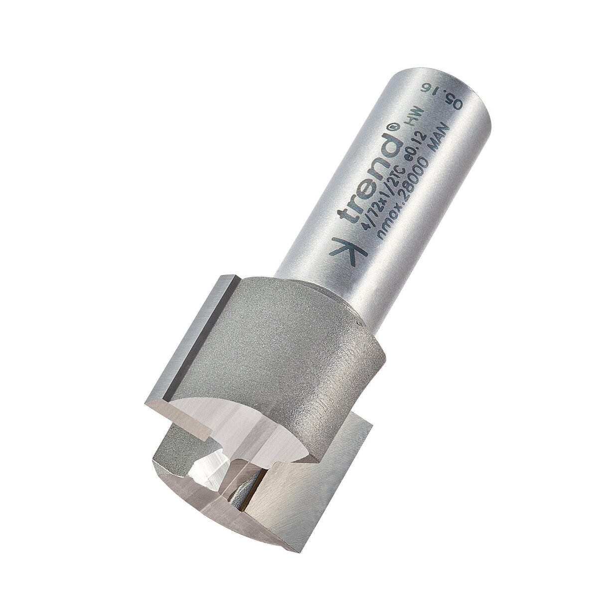 Trend 4/72X1/2TC Two flute cutter 24mm diameter