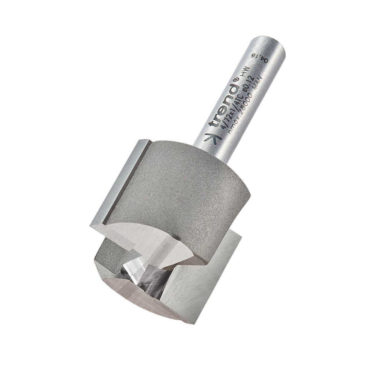 Trend 4/72X1/4TC Two flute cutter 24mm diameter